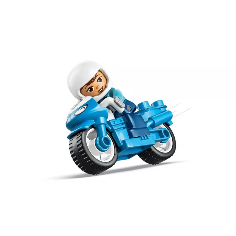 LEGO DUPLO 10471 Niebieski Motocykl Policyjny
