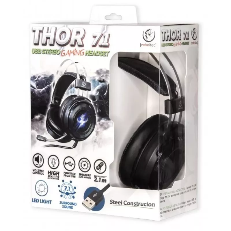 Słuchawki stereo Rebeltec THOR RBLSLU00042