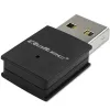 Bezprzewodowy mini adapter USB Wi-Fi QOLTEC 57007 — jednopasmowy 2.4 GHz, do 150 Mbps, antena wewnętrzna