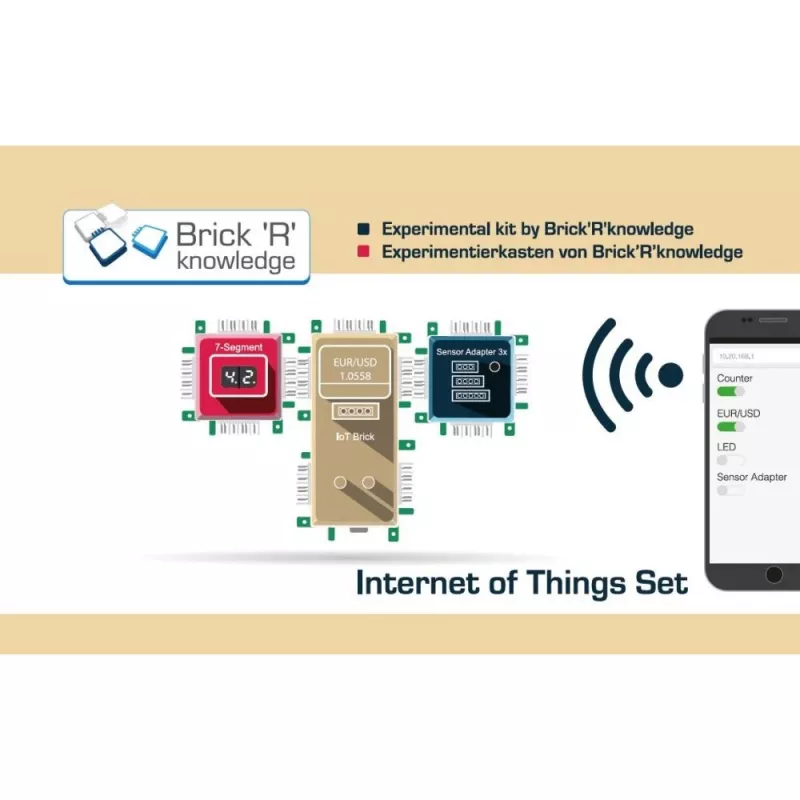ALLNET IoT Set ALL-BRICK-0688 — zestaw IoT, język hiszpański