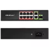 Przełącznik Ethernet QOLTEC 52297 PoE RJ45 z łączem uplink PoE i portem SFP