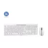 CHERRY Stream Desktop klawiatura Mysz w zestawie Biuro RF Wireless QWERTZ Niemiecki Biały