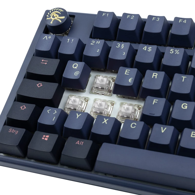 Klawiatura gamingowa Ducky One 3 Cosmic Niebieski TKL, RGB LED - MX-Ergo-Clear