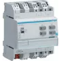 Moduł we/wy cyfrowo-analogowy Hager TXA304 — Wejście cyfrowe, 4 kanały, 21–32 V DC, do 230 V, 50–60 Hz