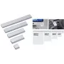 Maul Paper Clamp Rail 6246608 DIN A6 Aluminium matte srebrny