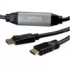 adapter kablowya wideo ROLINE 11.04.5776 7.5m HDMI Type A DisplayPort czarny