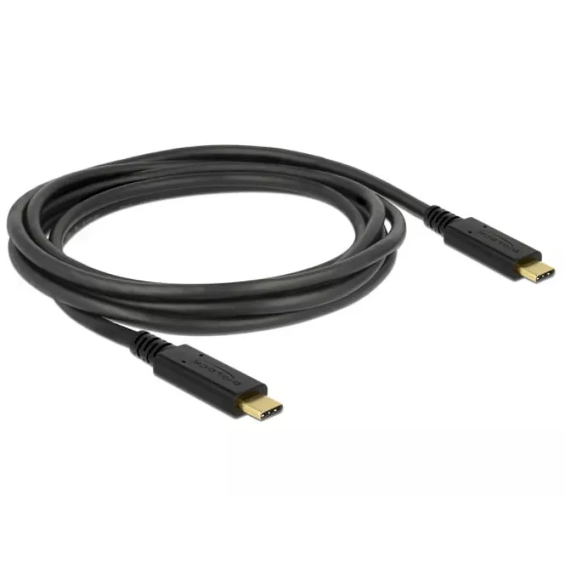 Kabel USB DeLOCK 83668 USB 3.2 Gen 1 2m USB C Czarny
