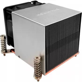 Inter-Tech K-650 Chłodzenie procesora 6 cm Aluminium - Czarny (88885510)