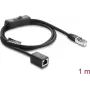 Kabel sieciowy DELOCK RJ45 ST < BU z przełącznikiem liniowym Cat.6 F/UTP 1 m