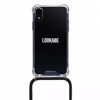 Cover Coros LOO004 iPhone XR 15,5 cm (6,1 cala) Czarny Przezroczysty