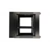 Szafa wisząca Extralink Rack 6U 600x600 AZH czarna, montaż na ścianie, typ uchylny