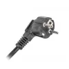 Jednostka dystrybucji zasilania LANBERG PDU-09E-0300-BK — 9x gniazd typu E, 16 A, 220–250 V, kabel 3 m, 1U, stojak 19 cali