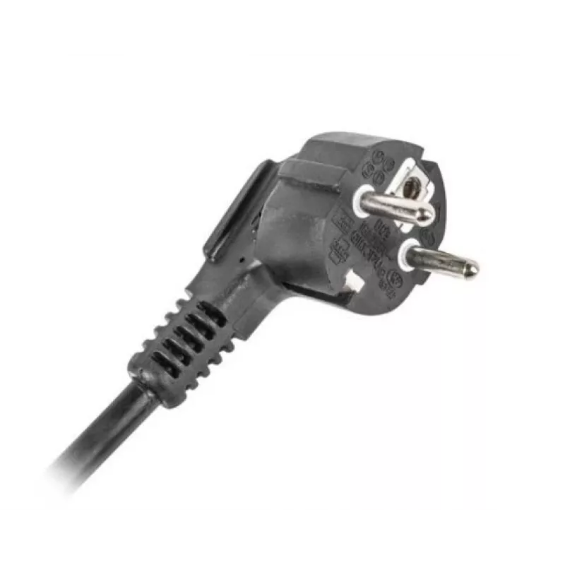 Jednostka dystrybucji zasilania LANBERG PDU-09E-0300-BK — 9x gniazd typu E, 16 A, 220–250 V, kabel 3 m, 1U, stojak 19 cali