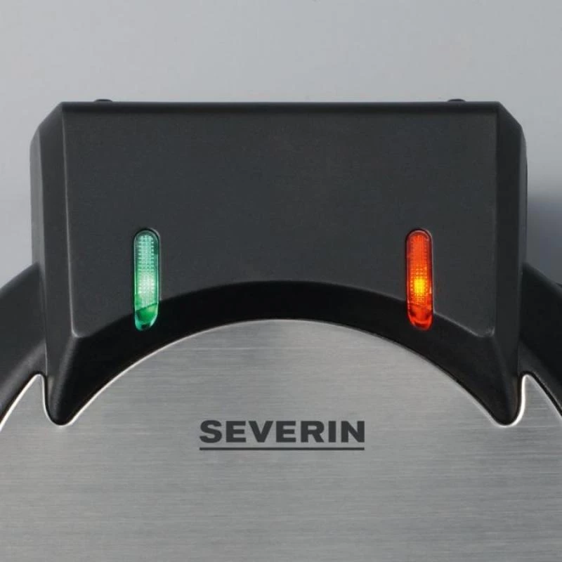 Gofrownica Severin WA 2103 na 4 gofry 1200 W Czarny, Srebrny