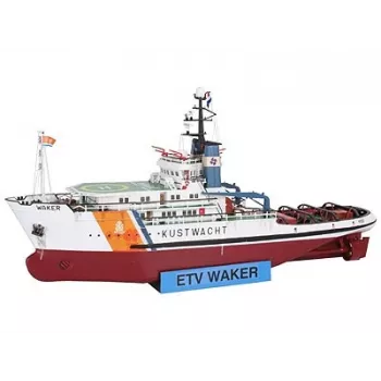 REVELL Plastikowy model statku Kustwacht Waker w skali 1:200 — szczegółowy zestaw do montażu