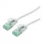 ROLINE RM UTP DataCenter kabel krosowy Cat.6A (klasa EA), cienki, szary, 0,5 m