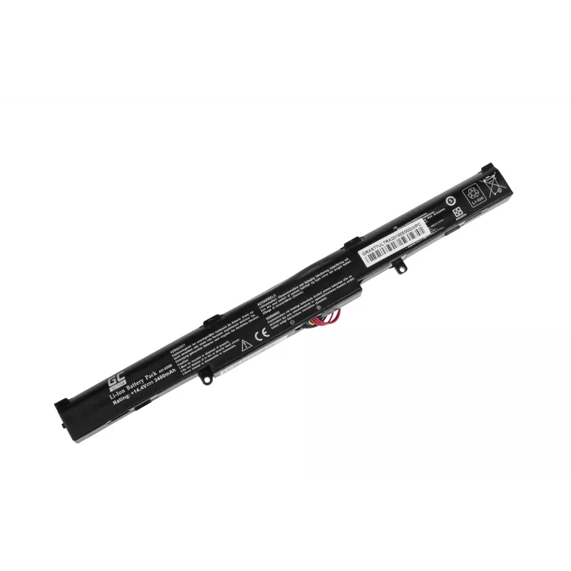 Bateria zielony Cell AS77ULTRA do ASUS A450 A550 F550 K550 R510 X450 X550