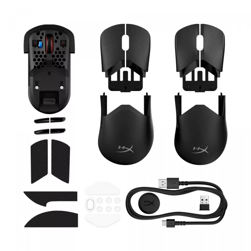 HyperX Pulsefire Saga Pro Bezprzewodowa mysz gamingowa (czarna)