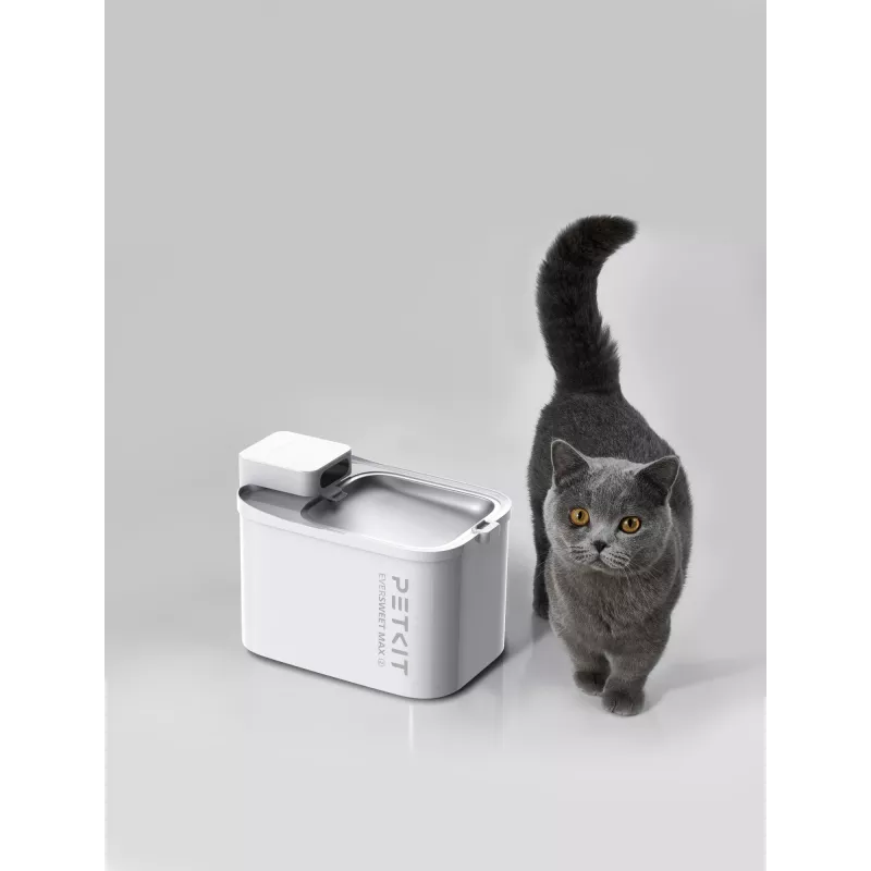 Automatyczny poidło dla zwierząt PETKIT Eversweet Max2 — pojemność 3 l, obudowa ABS, zasilanie bateryjne, 26 dB