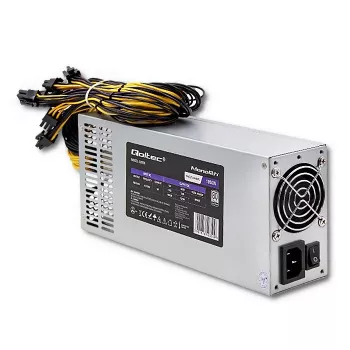 Zasilacz Qoltec 50350 1850W PCI-E | 80 Plus Platinum | Gaming Miner
