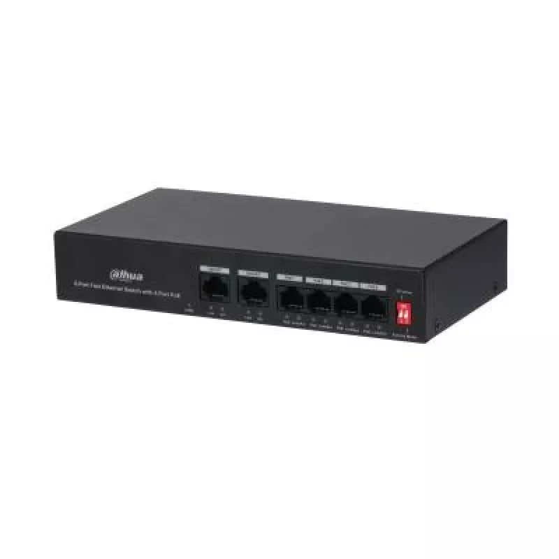 Dahua Technology PoE DH-PFS3006-4ET-36 przełącznik sieciowy Fast Ethernet (10/100) Power over Ethernet (PoE) czarny