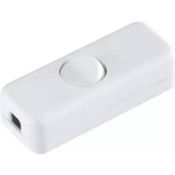 Przełącznik kołyskowy Bachmann 924.037 1P biały — 61×23×15 mm