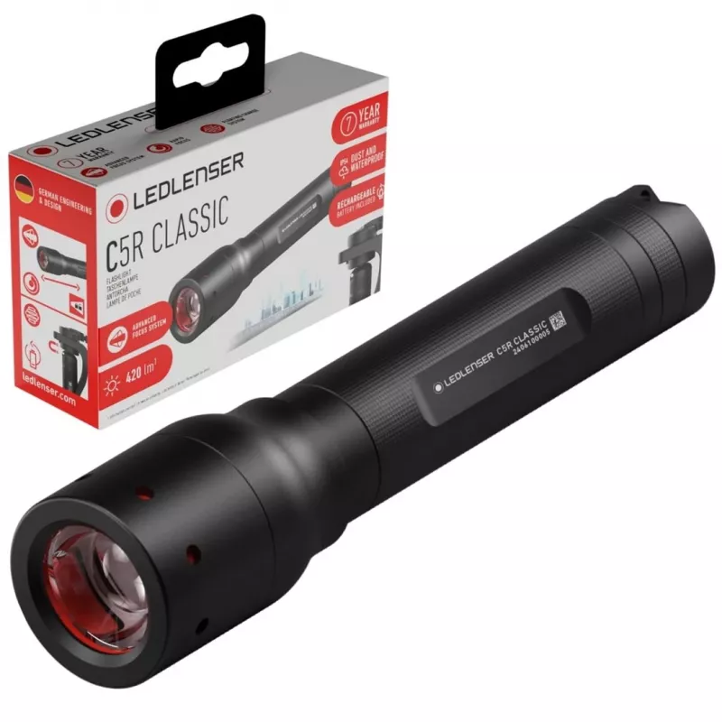 Latarka Ledlenser 503151 czarna latarka ręczna LED