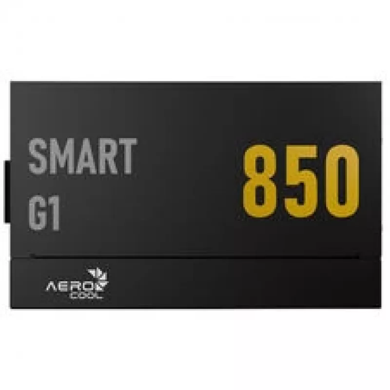 Zasilacz AEROCOOL Smart G1 850W 80 PLUS Gold, ATX 3.1, PCIe 5.1, czarny
