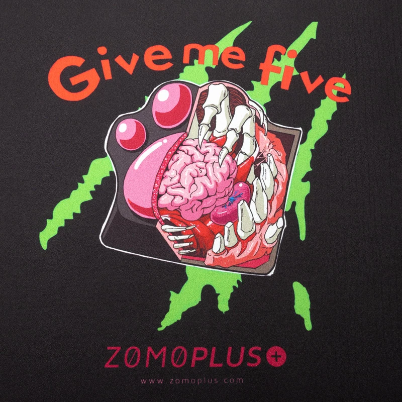 Podkładka pod mysz ZOMOPLUS Give Me Five Gaming 500×420 mm, czarna