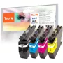 Peach multipak z chipem, kompatybilna z Brother LC-3217VALP