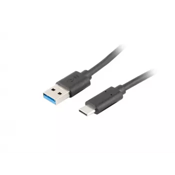 Lanberg CA-USBO-31CU-0018-BK Kabel USB 1,8 m USB 3.2 Gen 1 (3.1 Gen 1) USB C USB A Czarny (CA-USBO-31CU-0018-BK)
