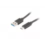 Lanberg CA-USBO-31CU-0018-BK Kabel USB 1,8 m USB 3.2 Gen 1 (3.1 Gen 1) USB C USB A Czarny (CA-USBO-31CU-0018-BK)