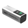 Przenośny akumulator Green Cell PBGC25UD, 25200 mAh, Li‑Ion, 140 W mocy całkowitej, 2× USB‑C + 1× USB‑A, wyświetlacz OLED, aluminiowa obudowa
