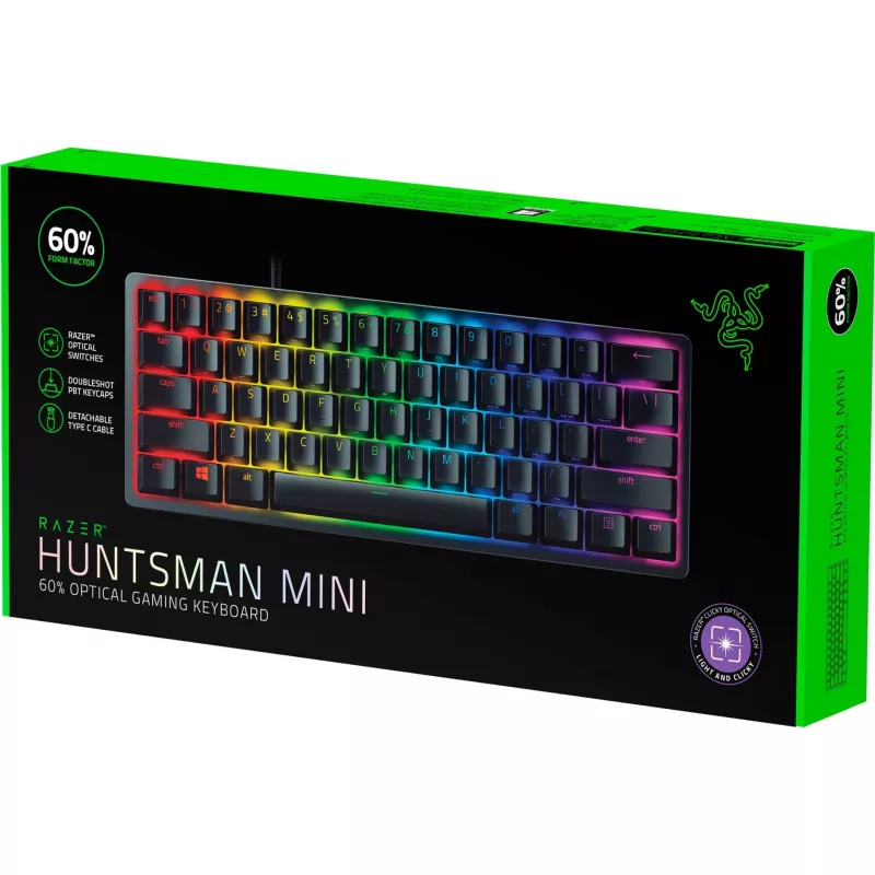 Klawiatura Razer Huntsman Mini Clicky Optical Switch fioletowy