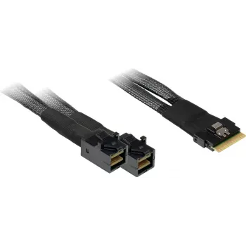 Inter-Tech SFF-8654 8i 2x SFF-8643 czarny