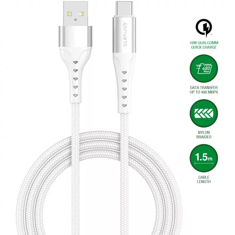 Kabel USB 2.0 do transmisji danych i ładowania 4smarts C 541455 — kabel — cyfrowy/danych