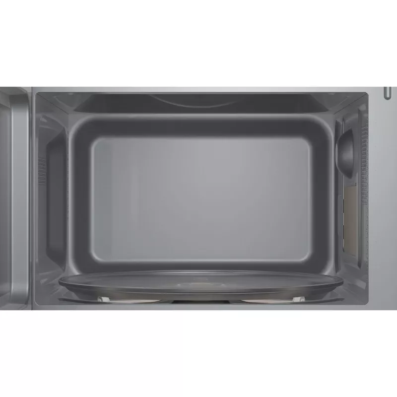 Wbudowana kuchenka mikrofalowa Bosch BFL523MW3, 800 W, 20 l, biała, sterowanie dotykowe i pokrętłem