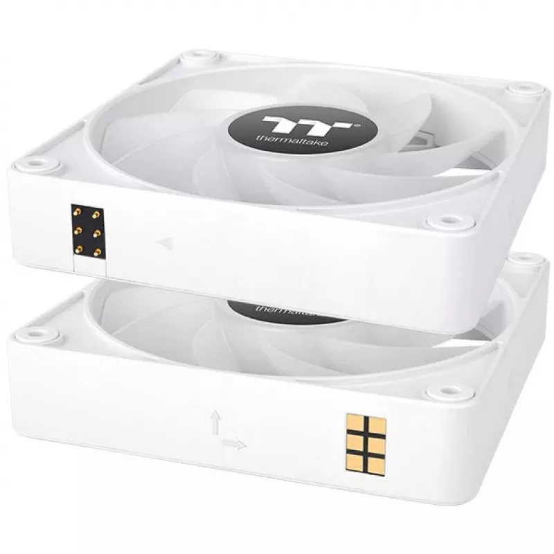 Wentylator Thermaltake CT140 EX Reverse ARGB Sync PC Cooling Fan biały (zestaw 3 wentylatorów)