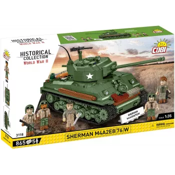 Klocki Sherman M4A2E8 865 klocków