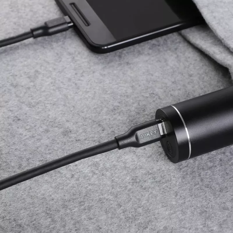 Kabel USB-C Aukey CB-CC1P 1 m, 60W PD, USB-C na USB-C