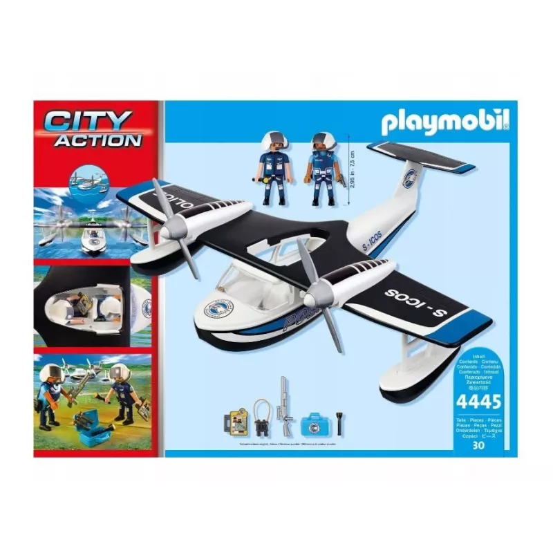 Zestaw figurek City Action 4445 Policyjny wodnosamolot