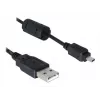 Kabel USB DeLOCK 1,83 m czarny męski/żeński niklowanie