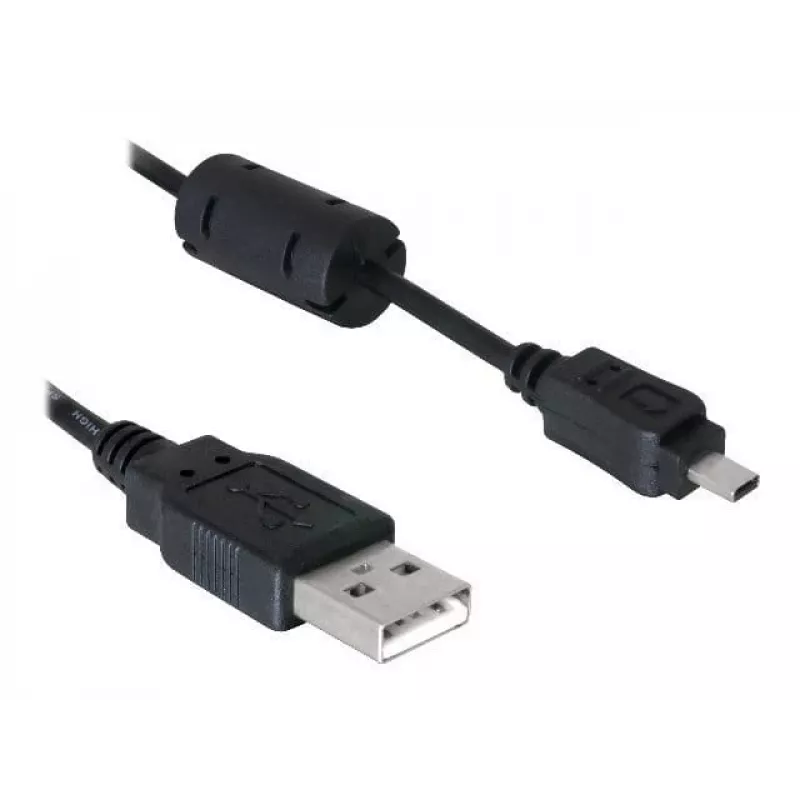 Kabel USB DeLOCK 1,83 m czarny męski/żeński niklowanie