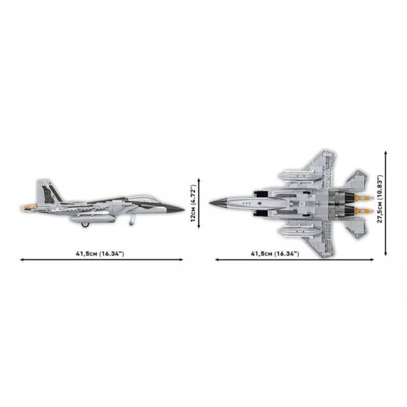 Klocki konstrukcyjne Cobi Boeing F-15EX Eagle II zestaw modelarski COIB-5900, kolekcjonerski model do sklejania