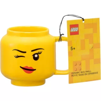 Kubek ceramiczny room copenhagen Winking Girl Mały Żółty 40460803, 250–350 ml