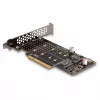 Karta DeLOCK PCI Express x8 do 2 wewnętrznych NVMe M.2 Key M Bifurcation Low Profile