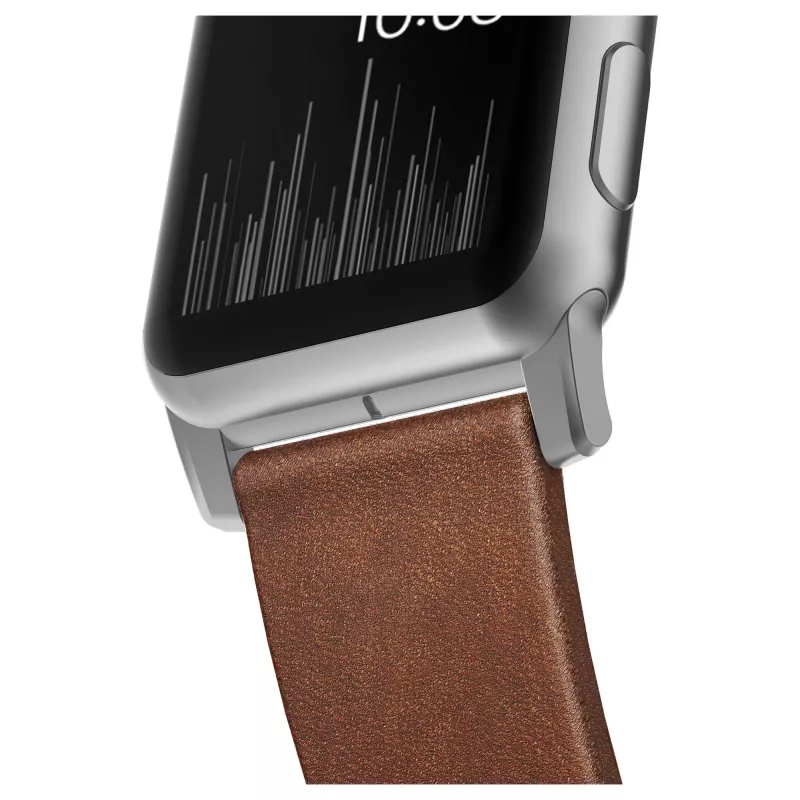 Pasek Nomad NM1A4RSM00 do smartwatcha — brązowa skóra
