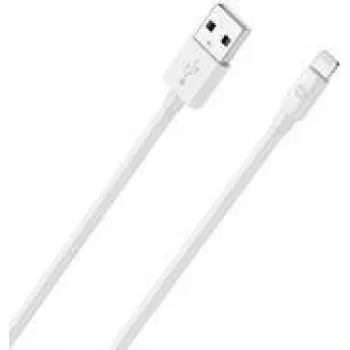 Kabel do telefonu komórkowego RealPower 385240 2m USB A Lightning Biały