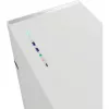 VK02 Lite, Tower-Enclosure Biały, Tempeczerwony Glass