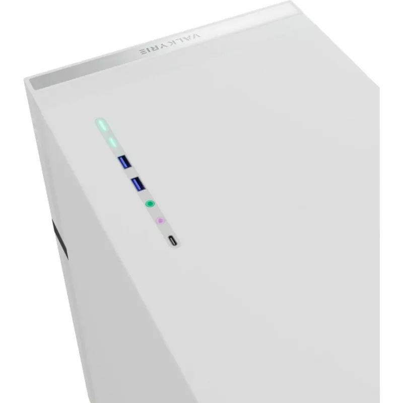 VK02 Lite, Tower-Enclosure Biały, Tempeczerwony Glass